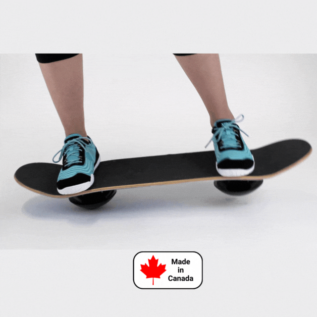 board rock, skateboard practice, dryland training wakeboard, skateboard, balance training, balance boards made in Canada