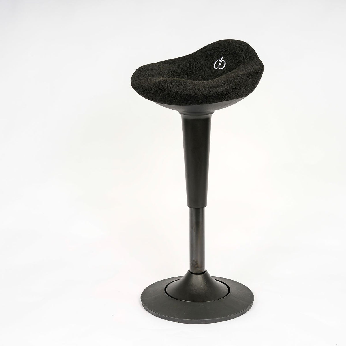 Core Perch extended to 28",  perching chair with molded seat,