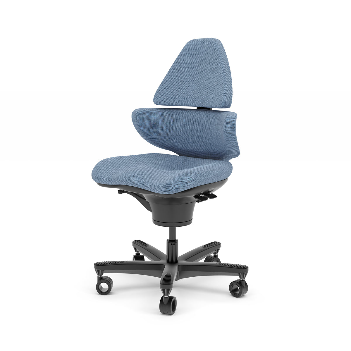 CoreChair Elite ergonomic high back office chair in colour Dusted Blue shipping from Canada