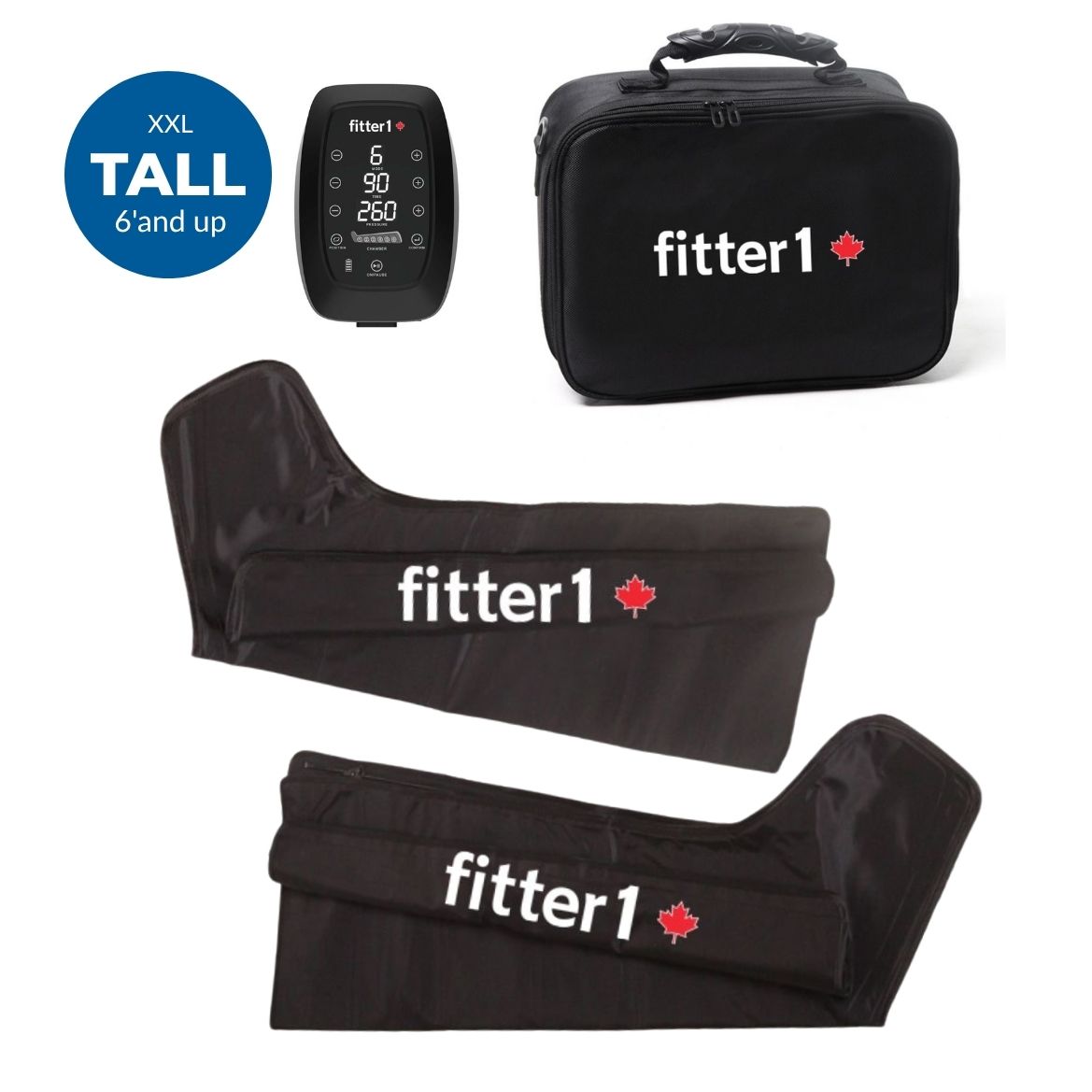 superior recovery for users 5'9" and up premium compression boots shipping from Canada, Normatec Legs size Tall