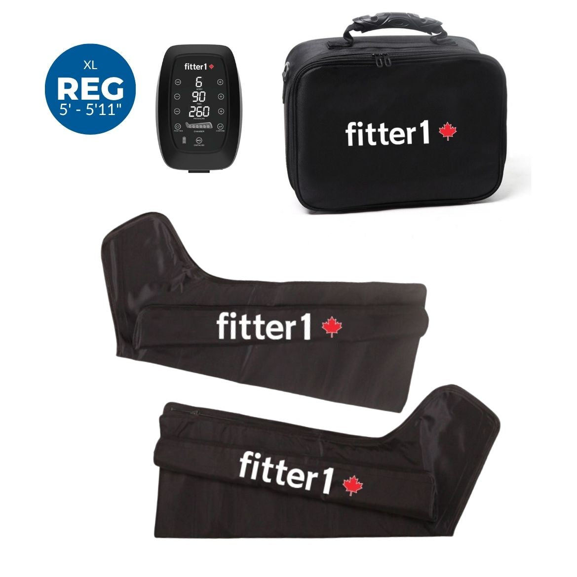 superior recovery for users 5'4"-5'9" premium compression boots shipping from Canada, Normatec Legs