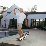 SlackBoard Plus Moon for safe and challenging balance workouts indoors or outdoors ships from Canada