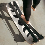 SlackBoard Plus Moon balance board for home fitness, rehab, and athletic training