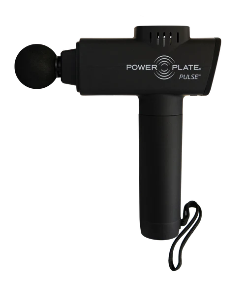 Power Plate Percussion massager in Canada, Power Plate 6 speed massager in Black, Power Plate Pulse Canada
