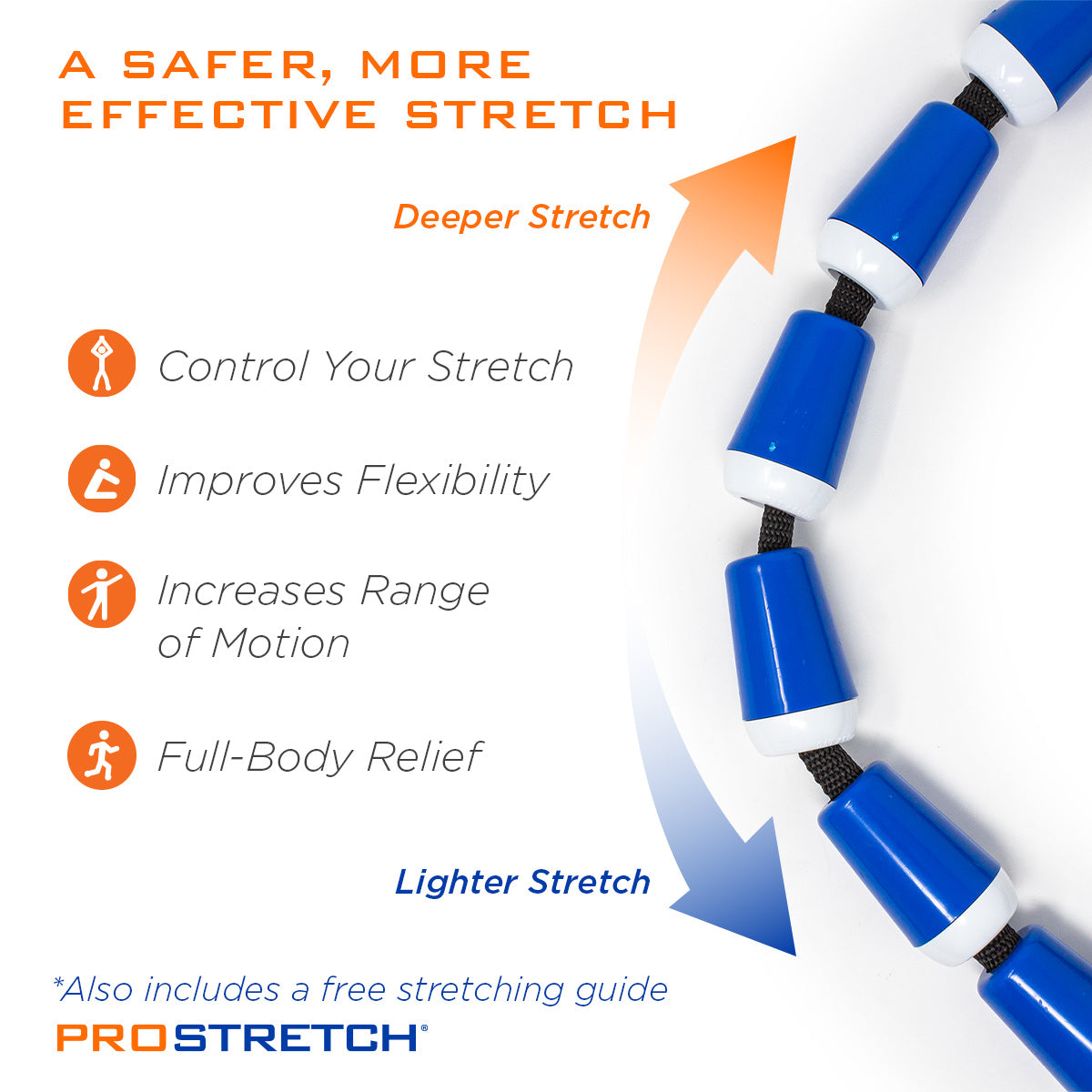 Get a safer more effective stretch using StretchRite for full body relief, improved flexibility and increased range of motion