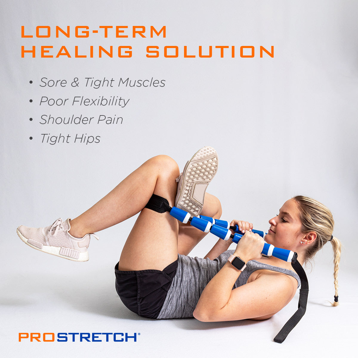 achieve more effective stretches for tight muscles, shoulder pain and tight hips using StretchRite