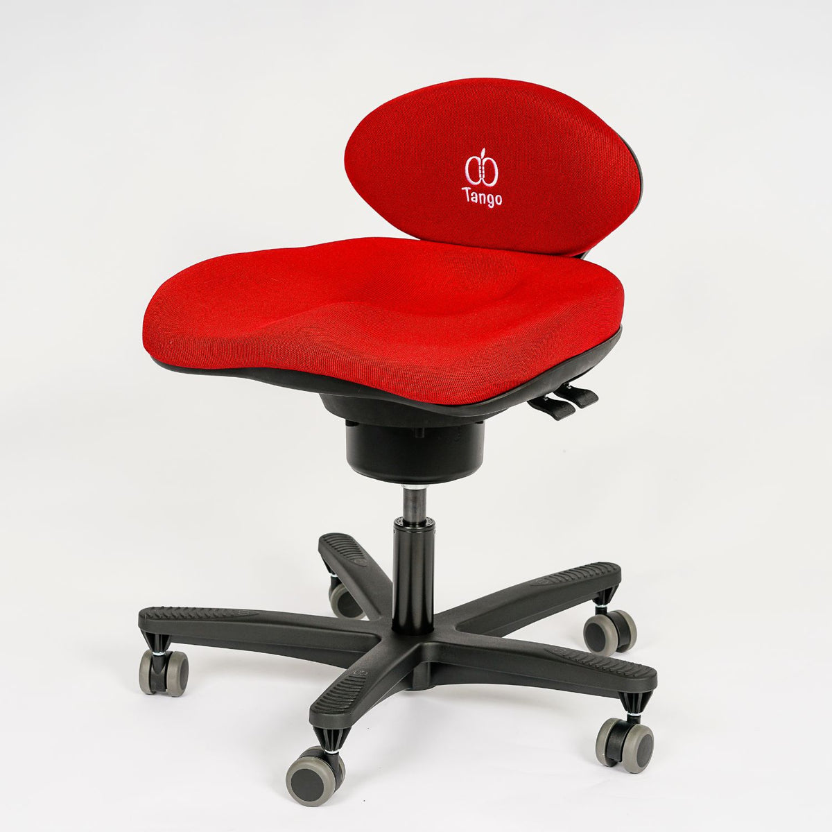 desk chair for tall people, active office chair, CoreChair Tango in red