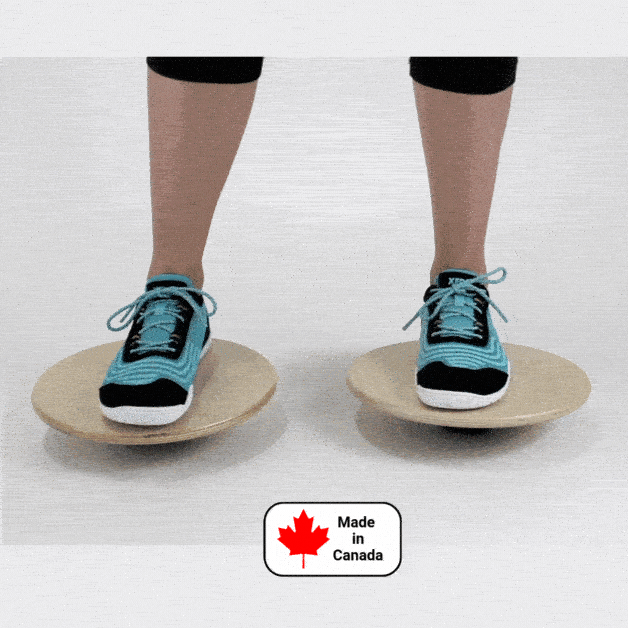 balance board, single leg balance board, made in canada balance board, Fitterfirst Weeble Boards