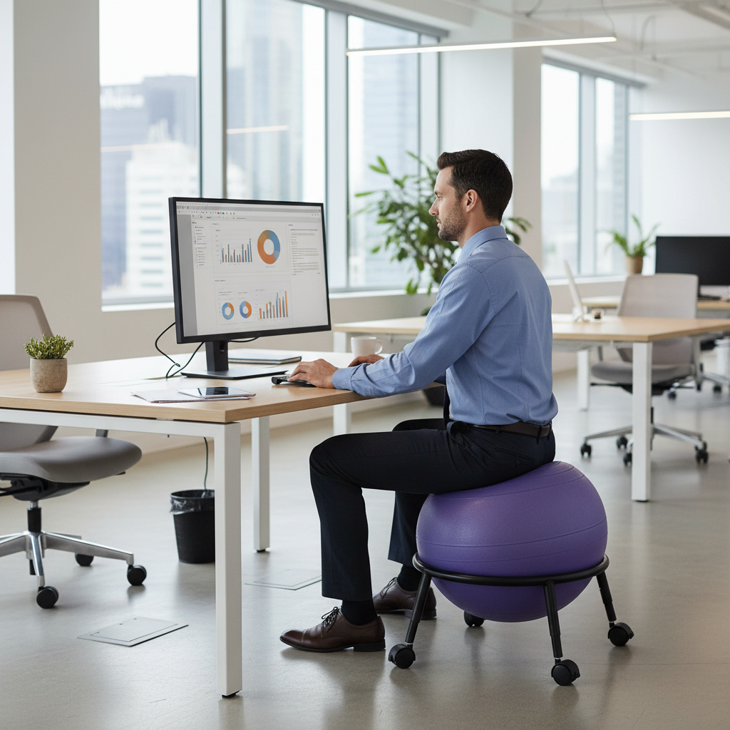 Ball Chair Frame in corporate office