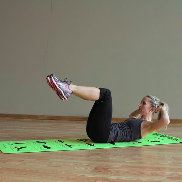 exercise mat for crunches, exercise mat for situps, yoga mat for abdominal work