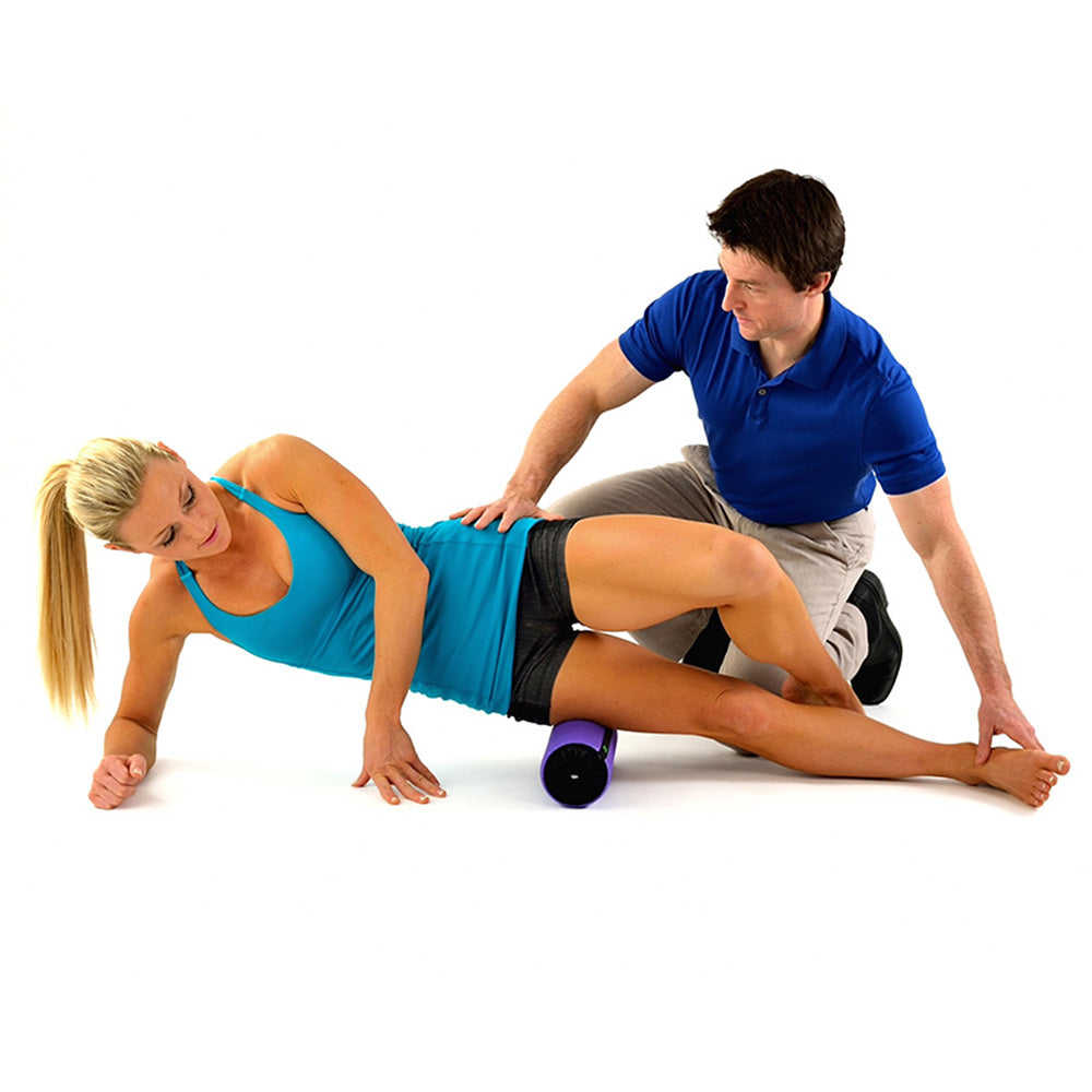ultimate foam roller for IT bands, leg muscle release technique
