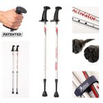 walking poles with safety features, safest walking poles, walking poles with locking system, poles for rehab, walking poles for mobility, 