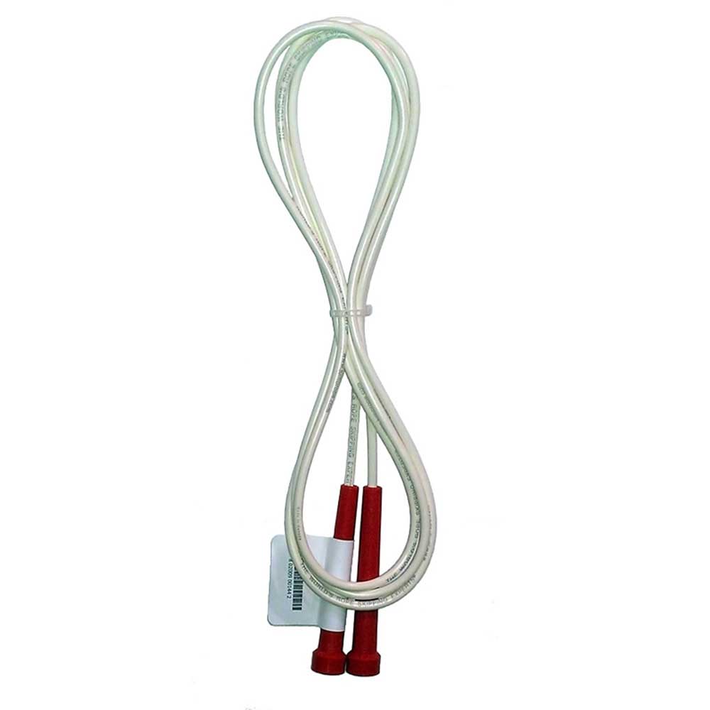 fitterfirst speed jump rope, jump rope with red handles 