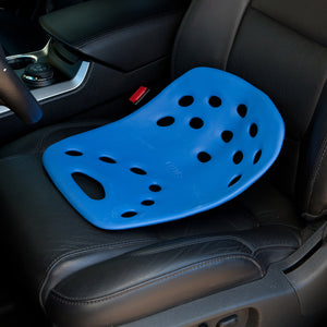 sciatic relief for car rides, better posture while driving, BackJoy for car, solution for back pain while driving