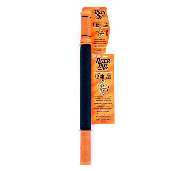 tiger tail classic, foam roller, foam rolling stick, massage stick, myofascial release massage stick
