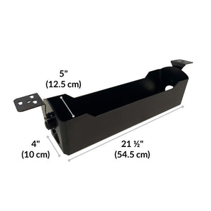 vari accessory, cable management tray dimensions