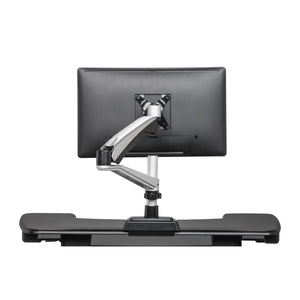 desk mount monitor arm , vari monitor arm back view